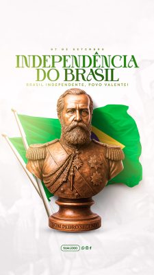 Story Dia da Independência do Brasil 07 de Setembro Social Media PSD Editável