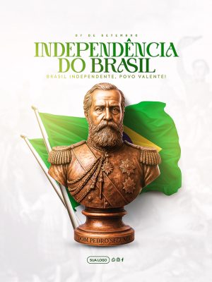 Dia da Independência do Brasil 07 de Setembro Social Media PSD Editável