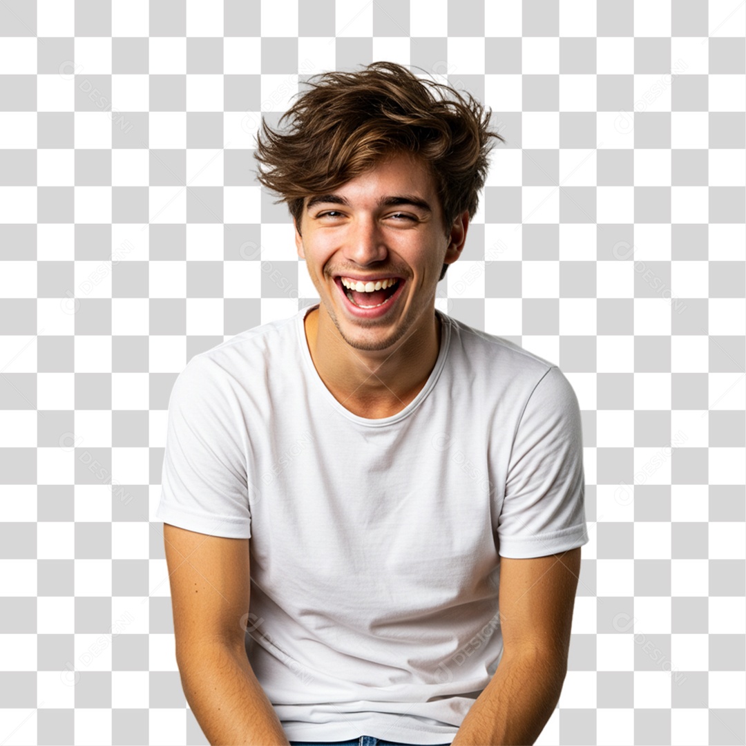 Homem Sorrindo PNG Transparente