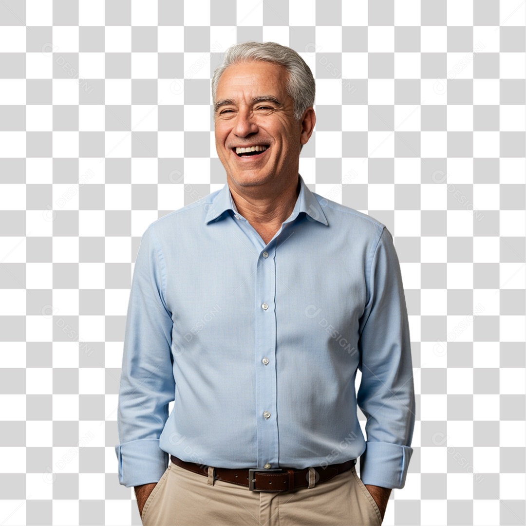 Homem Sorrindo PNG Transparente