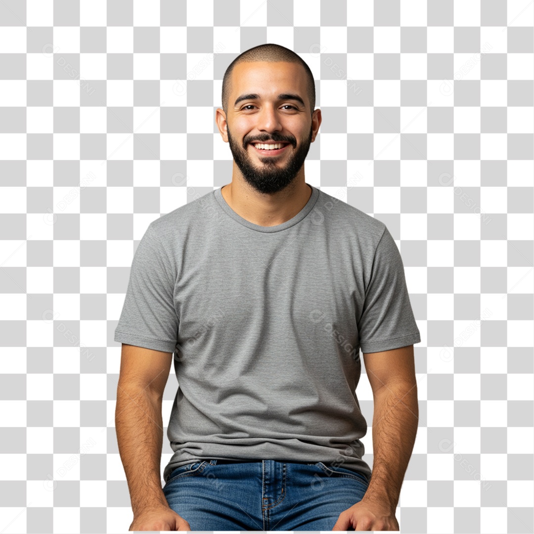 Homem Sorrindo PNG Transparente