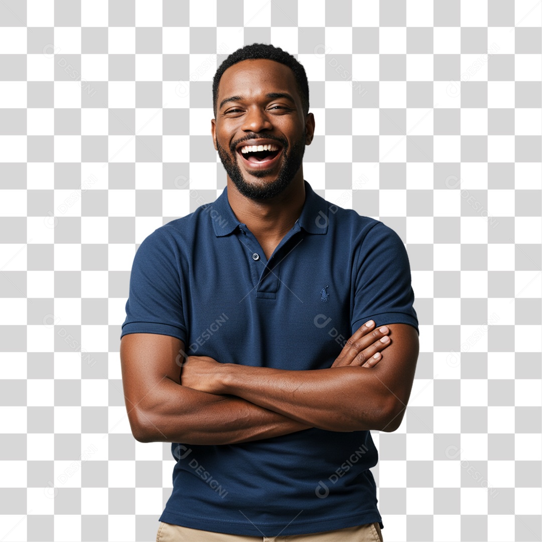 Homem Sorrindo PNG Transparente