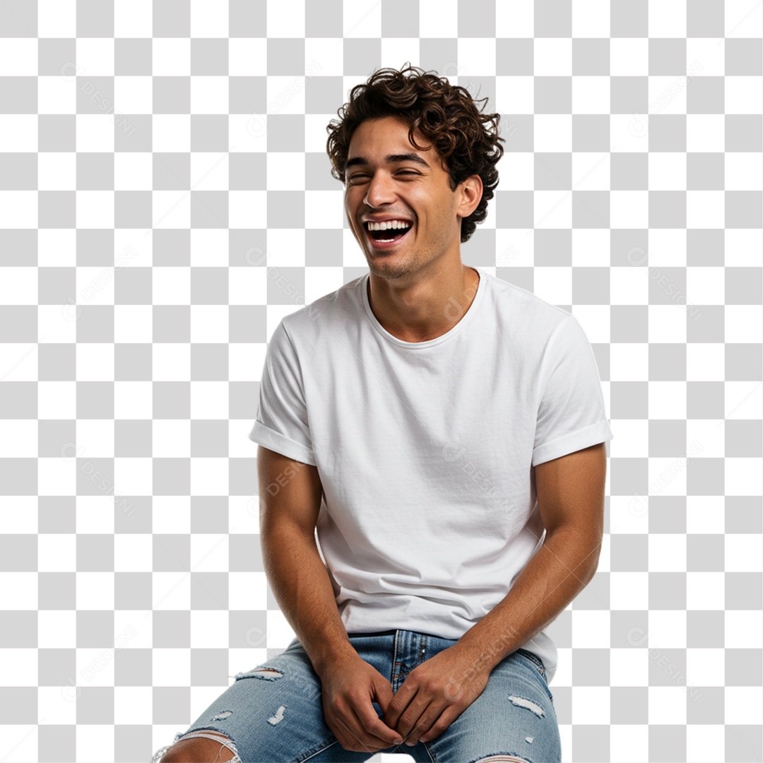 Homem Sorrindo PNG Transparente