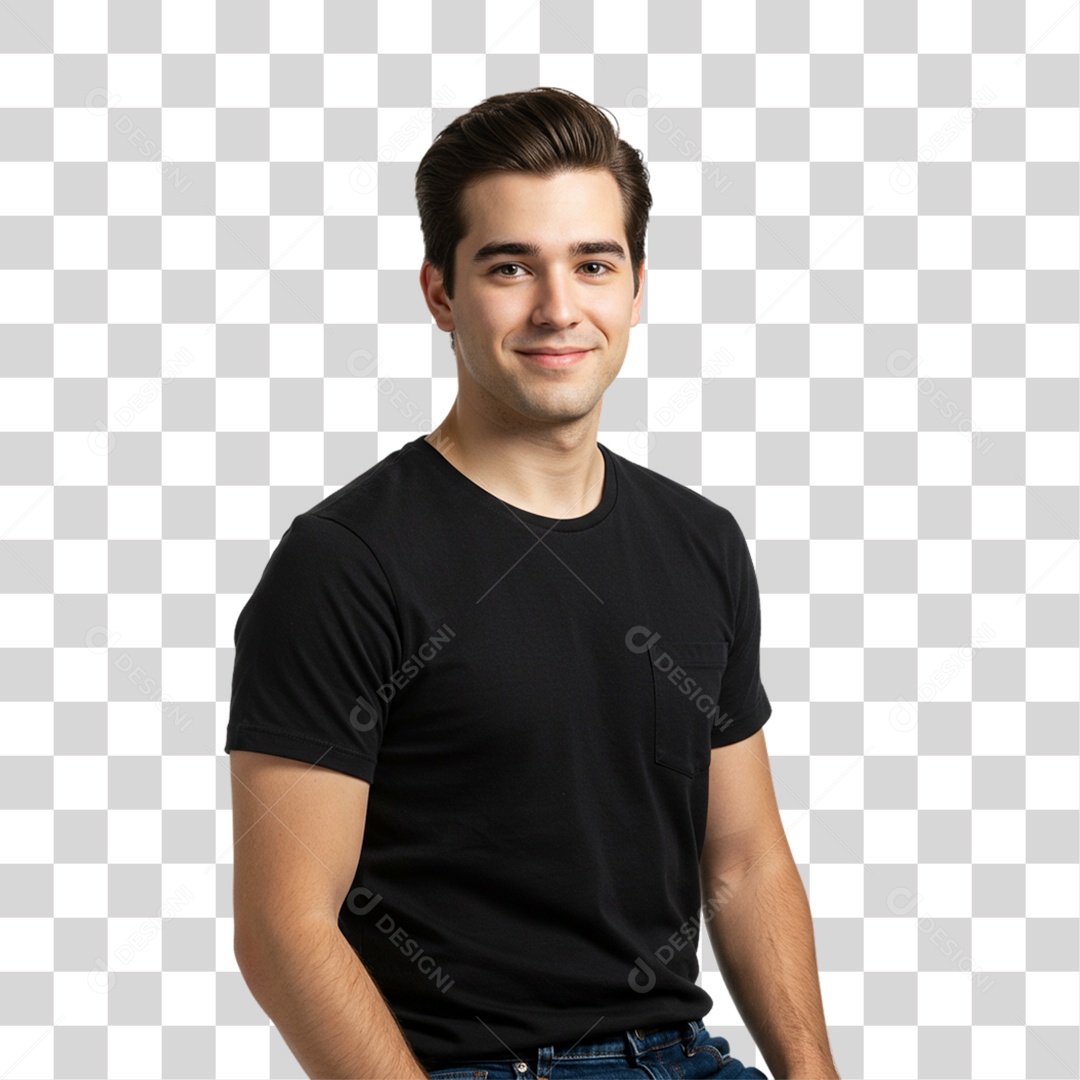 Homem Sorrindo PNG Transparente
