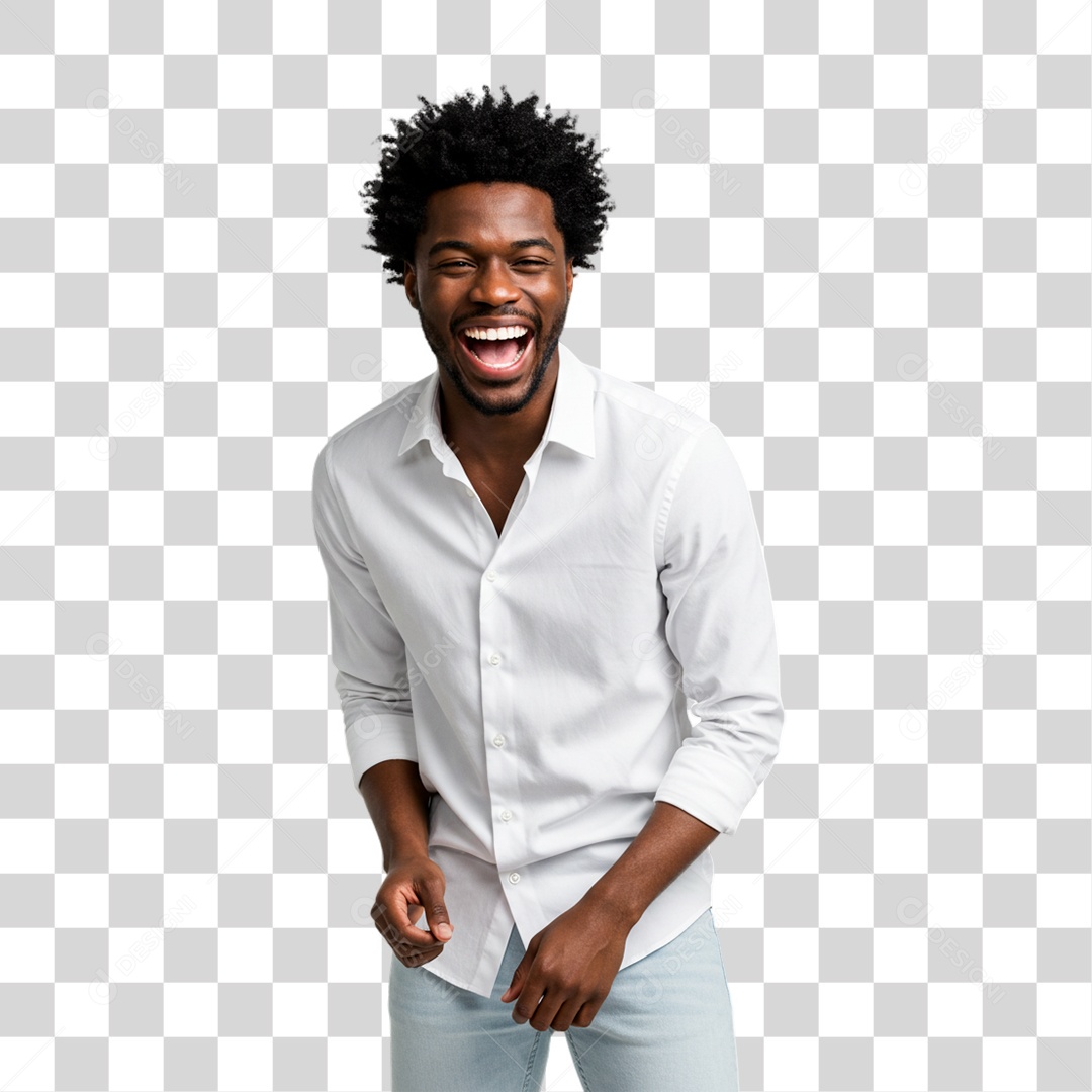 Homem Sorrindo PNG Transparente