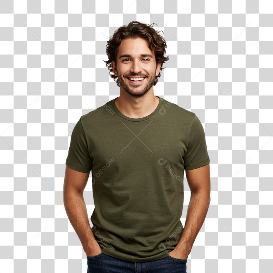 Homem Sorrindo PNG Transparente
