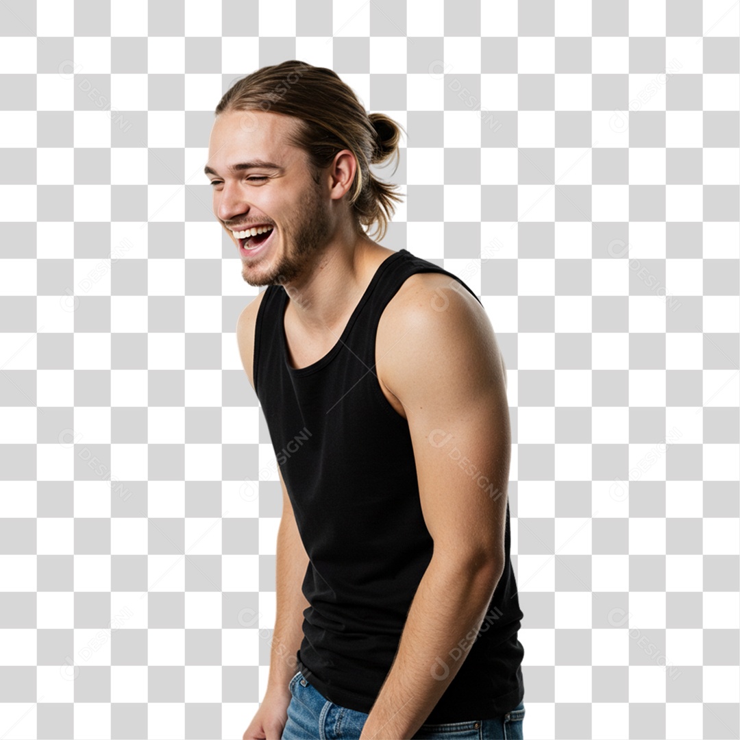Homem Sorrindo PNG Transparente