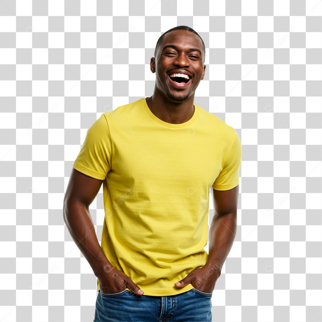 Homem Sorrindo PNG Transparente