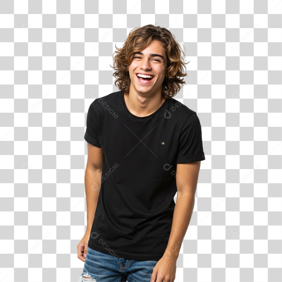 Homem Sorrindo PNG Transparente