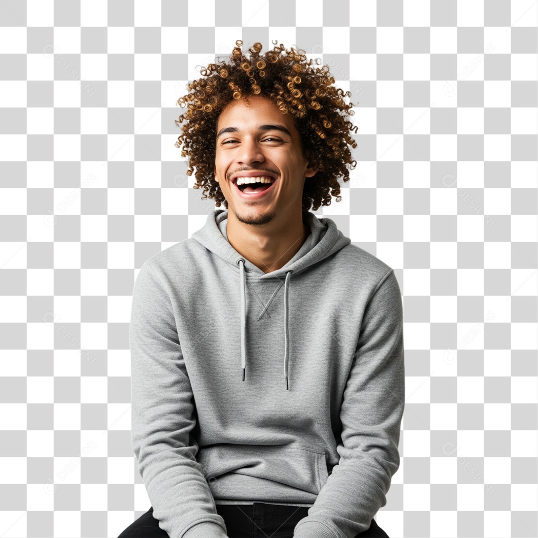 Homem Sorrindo PNG Transparente