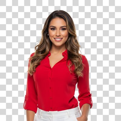 Mulher Sorrindo PNG Transparente