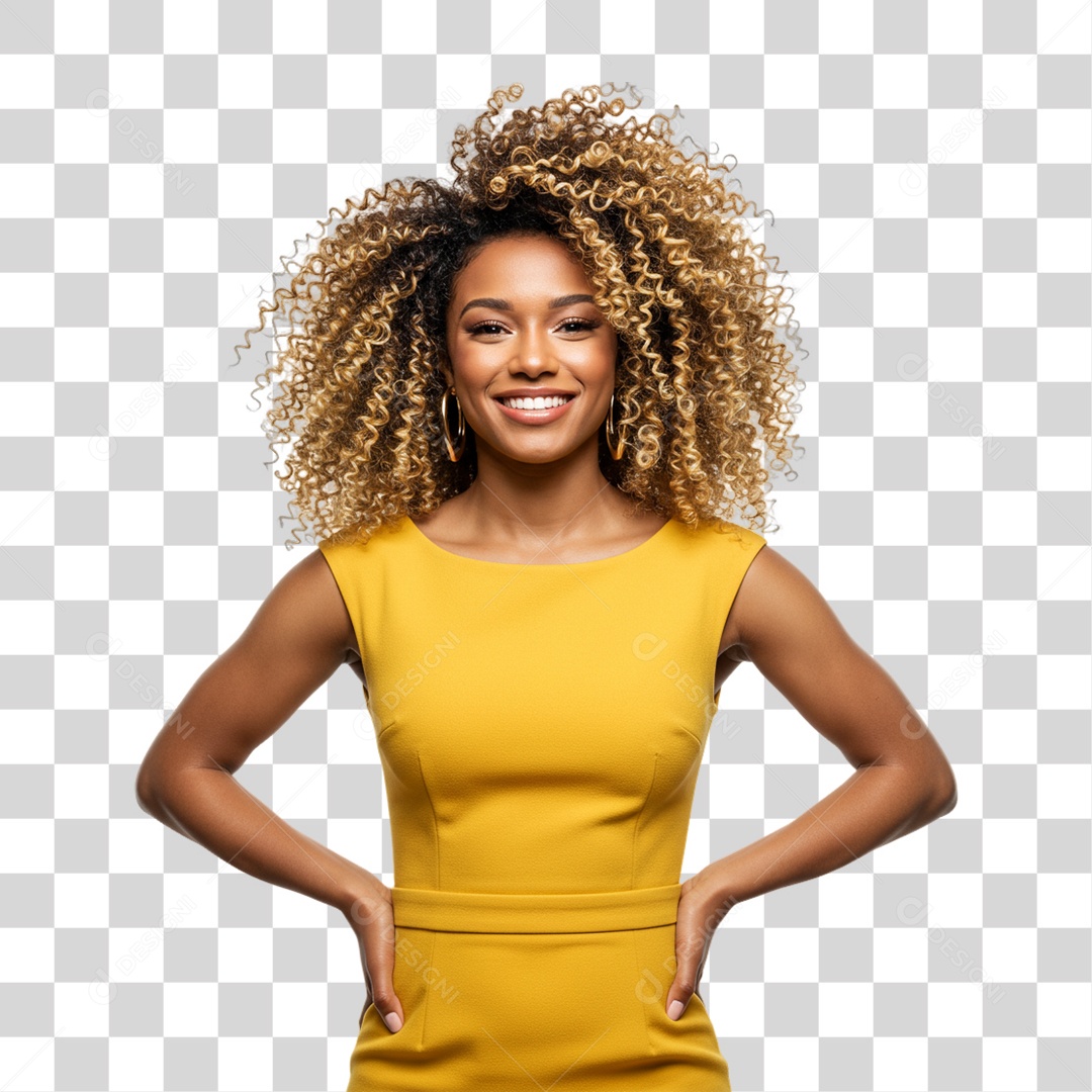 Mulher Sorrindo PNG Transparente