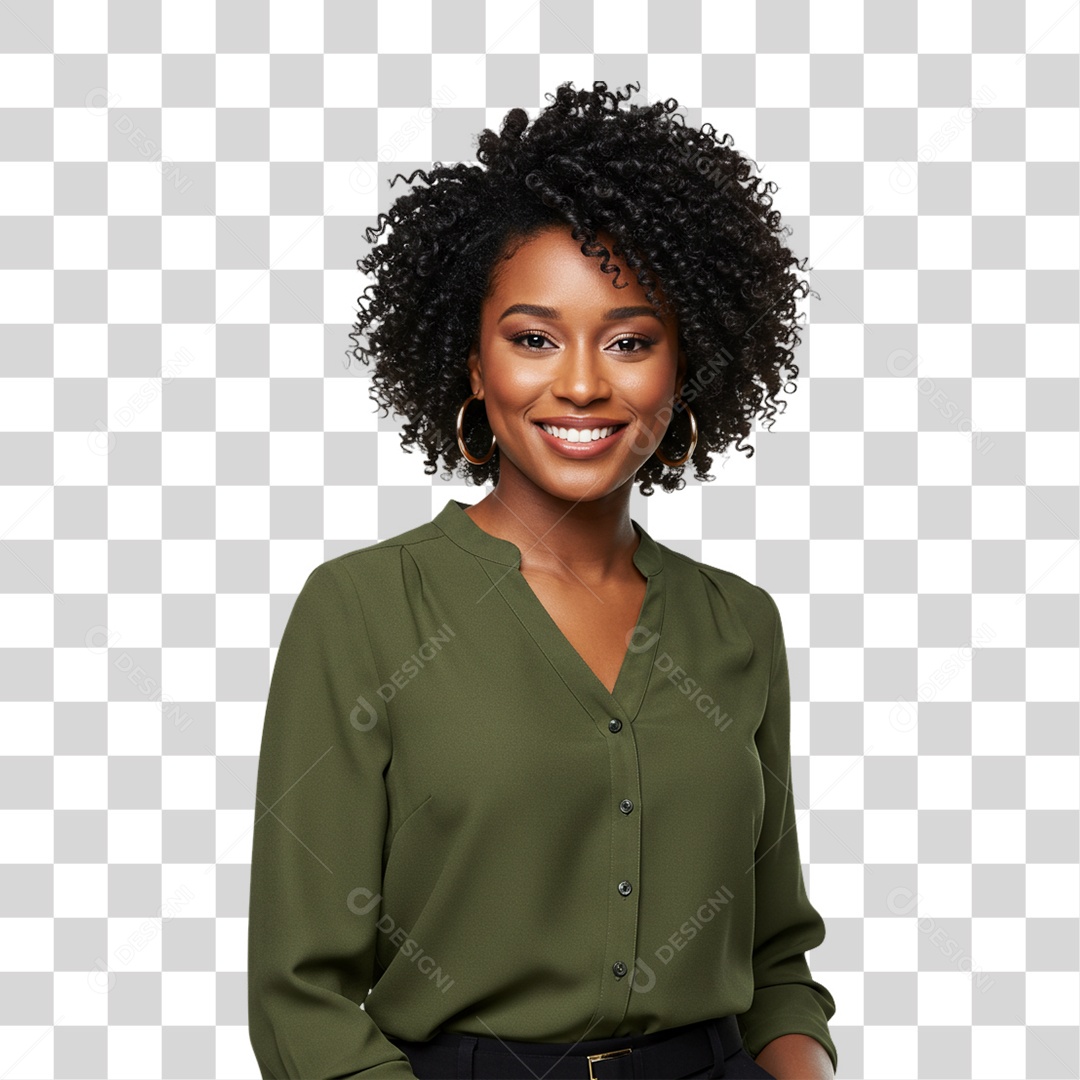 Mulher Sorrindo PNG Transparente