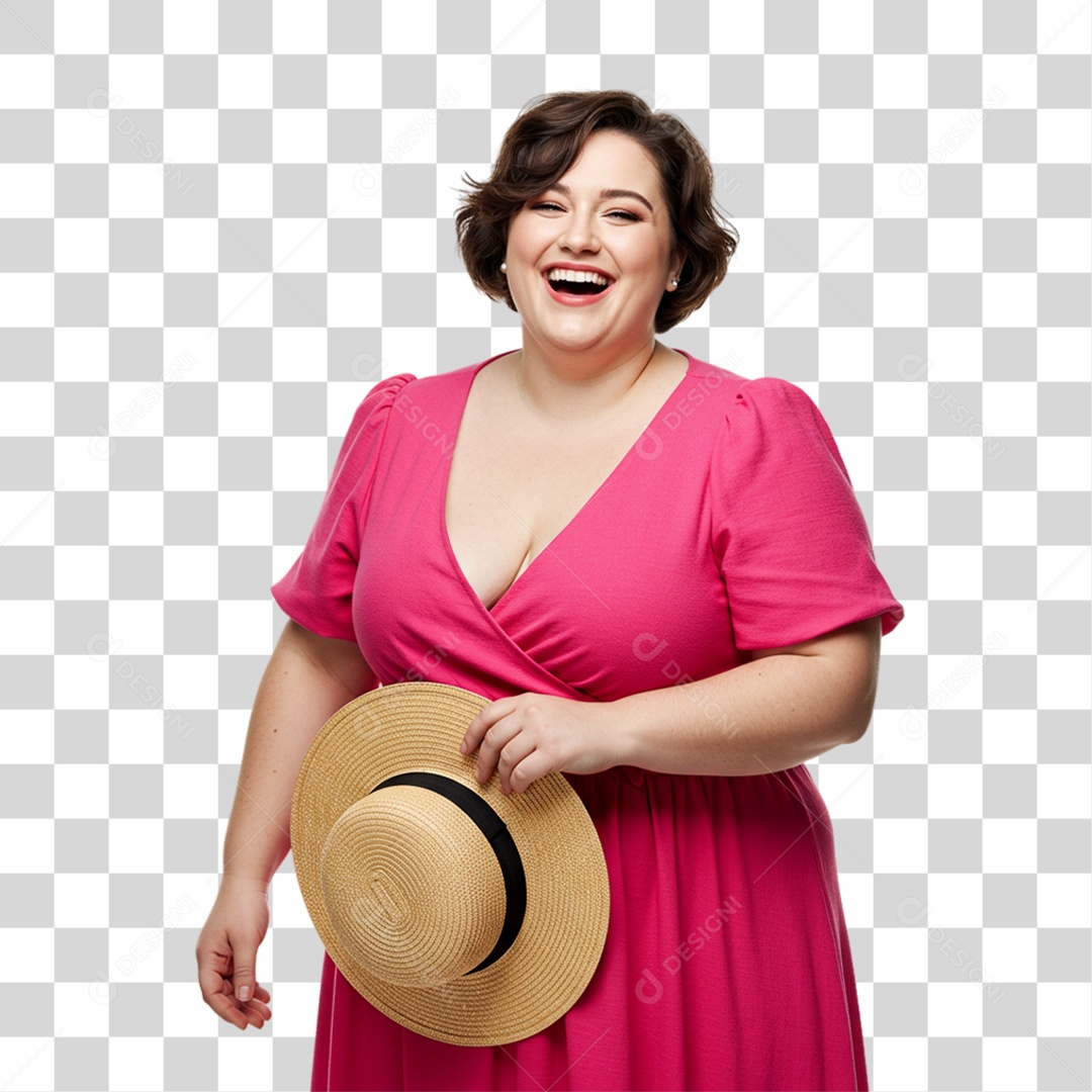 Mulher Sorrindo PNG Transparente