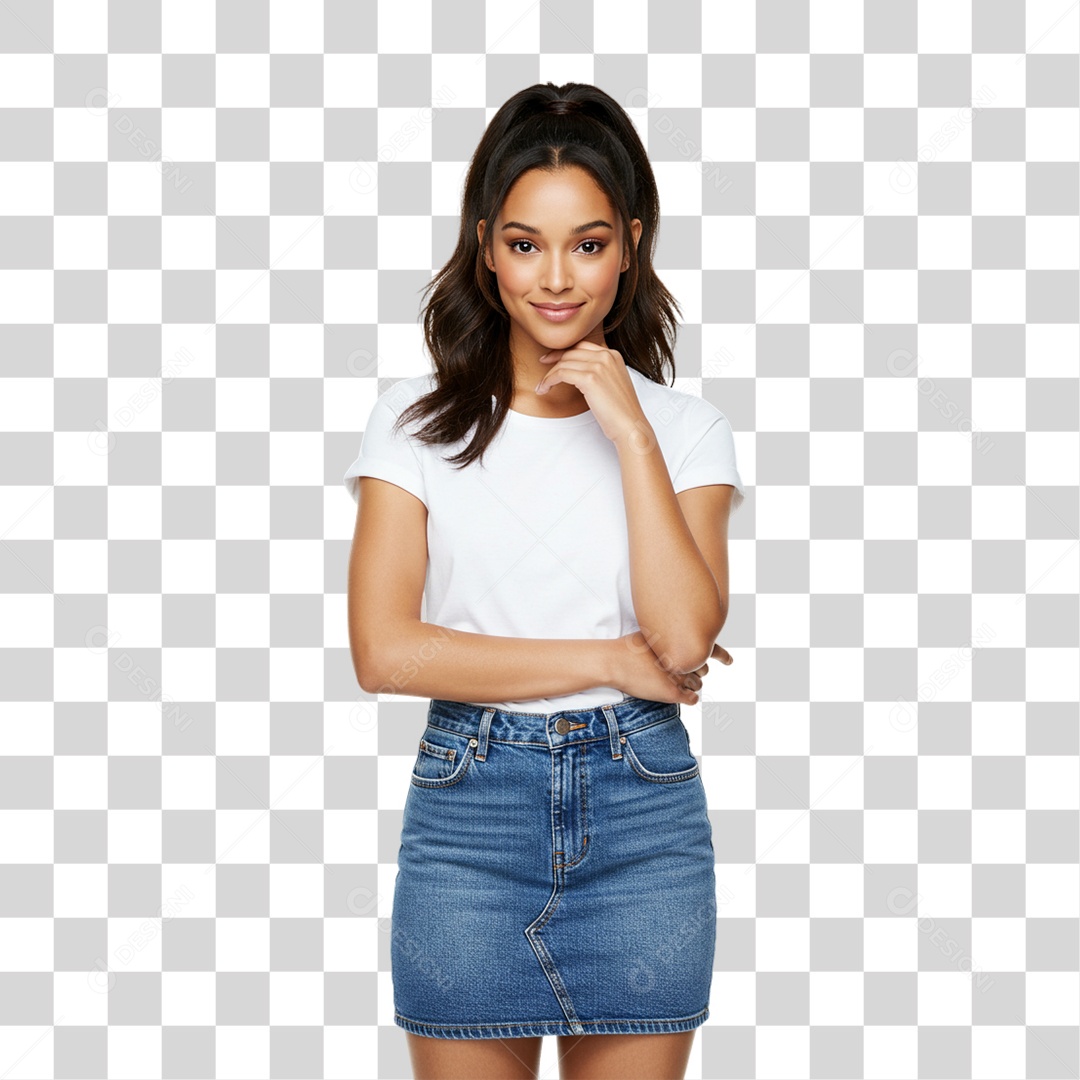 Mulher Sorrindo PNG Transparente