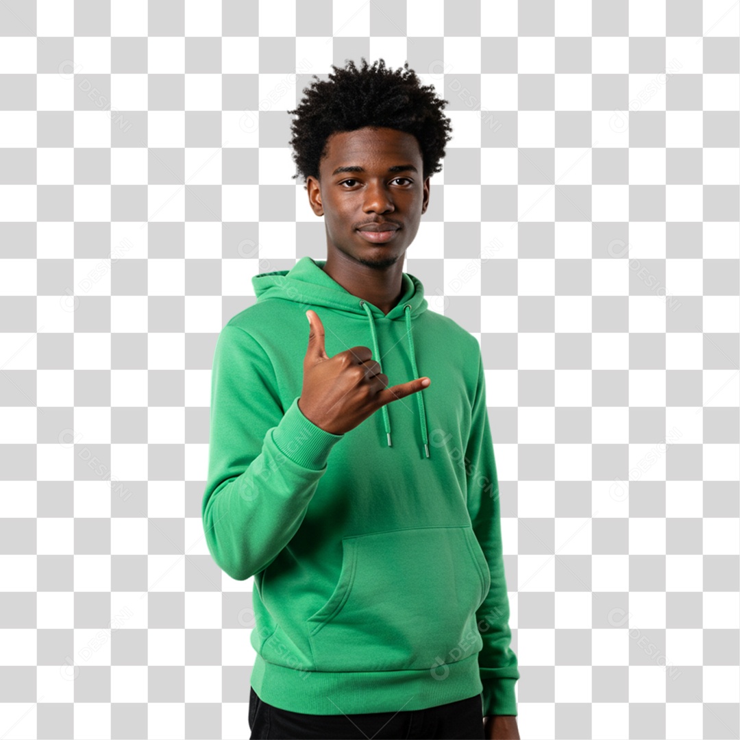 Homem Fazendo Gestos PNG Transparente