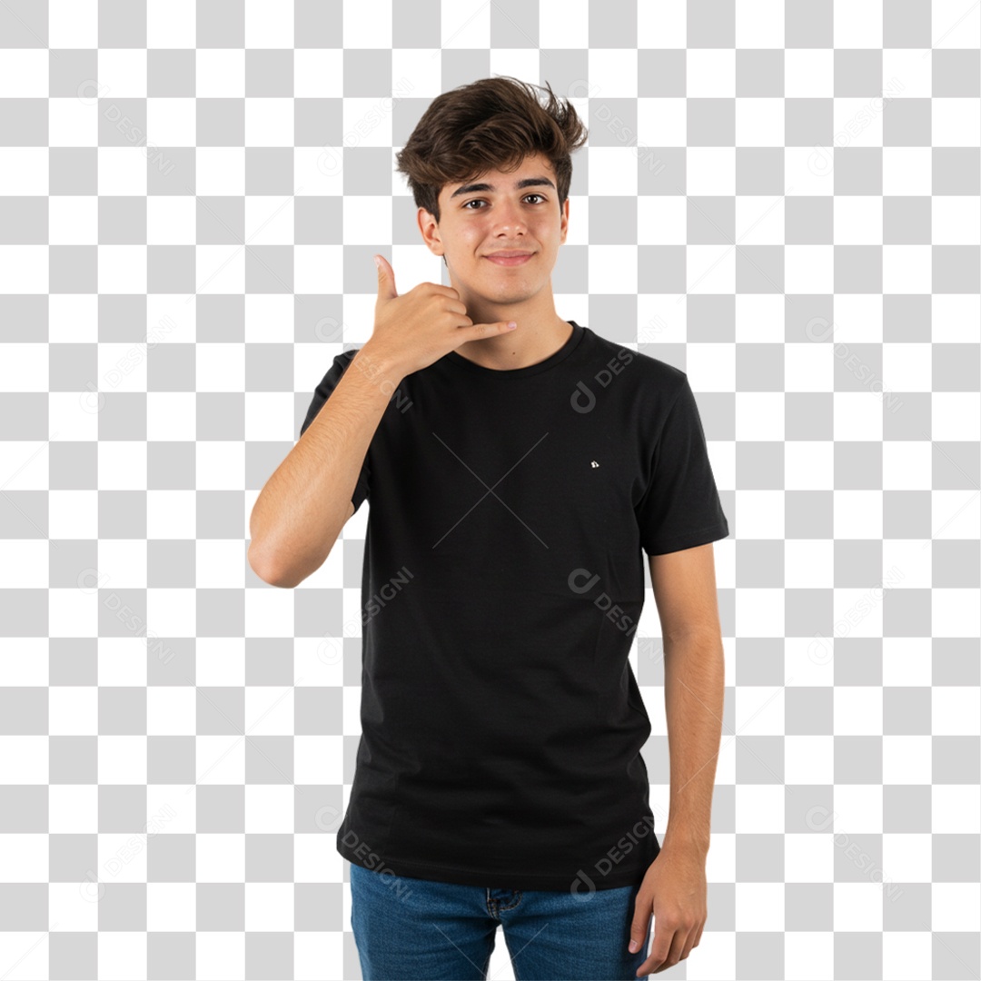 Homem Fazendo Gestos PNG Transparente