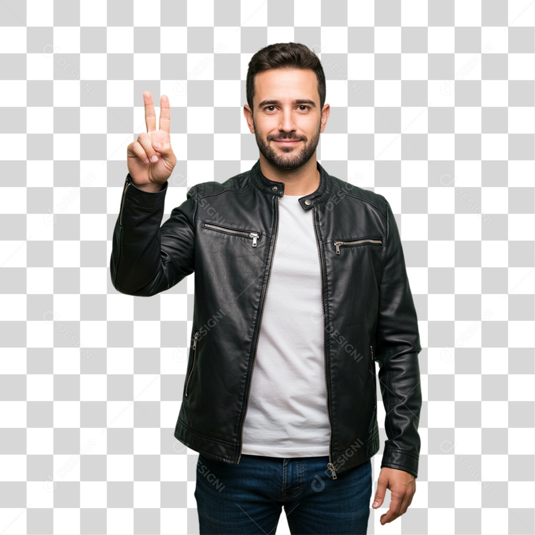 Homem Fazendo Gestos PNG Transparente