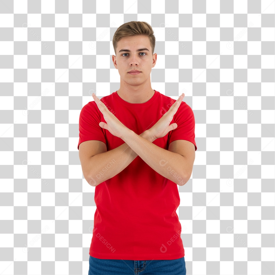 Homem Fazendo Gestos PNG Transparente