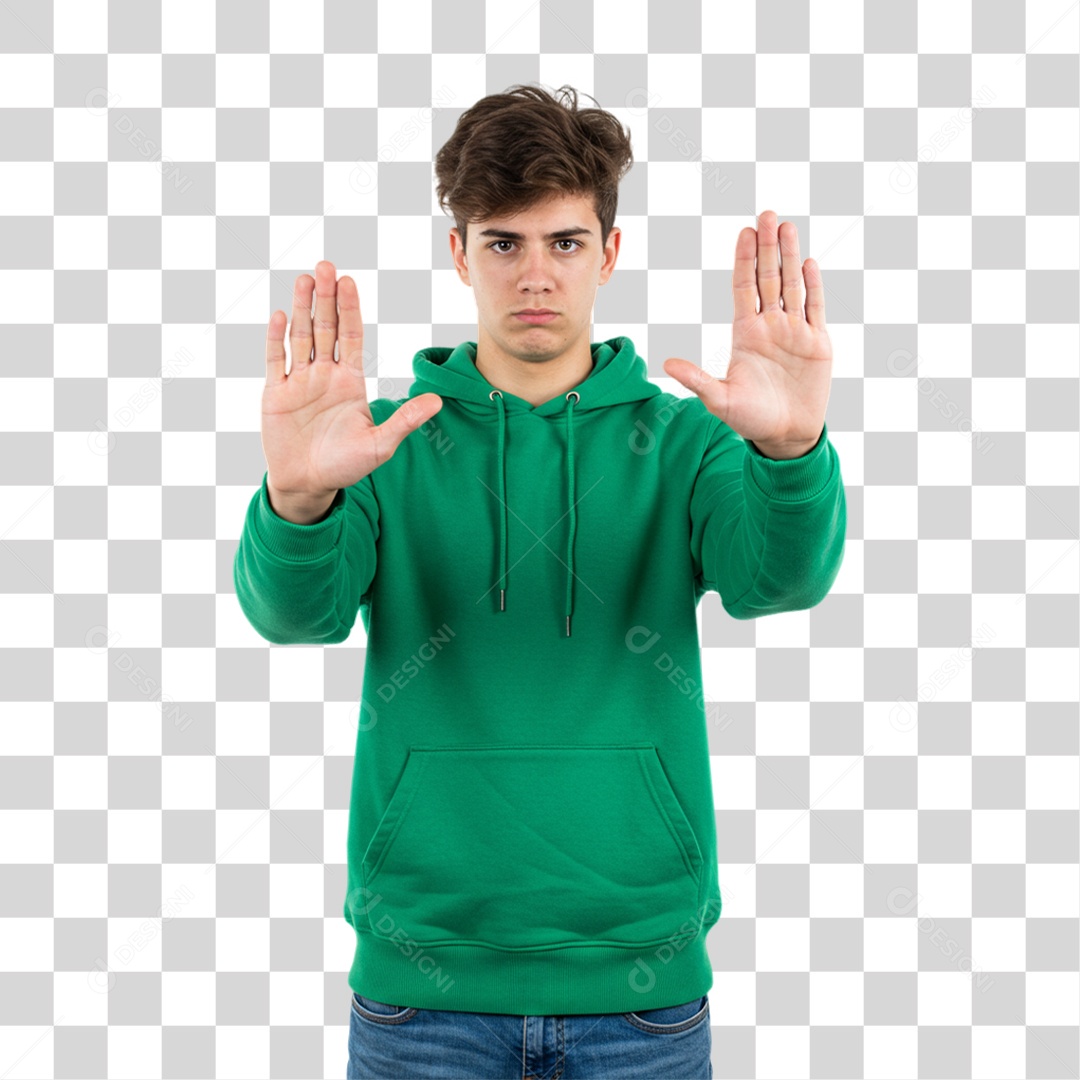 Homem Fazendo Gestos PNG Transparente
