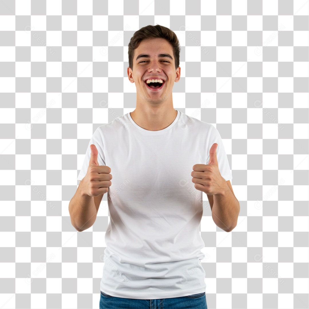 Homem Fazendo Gestos PNG Transparente