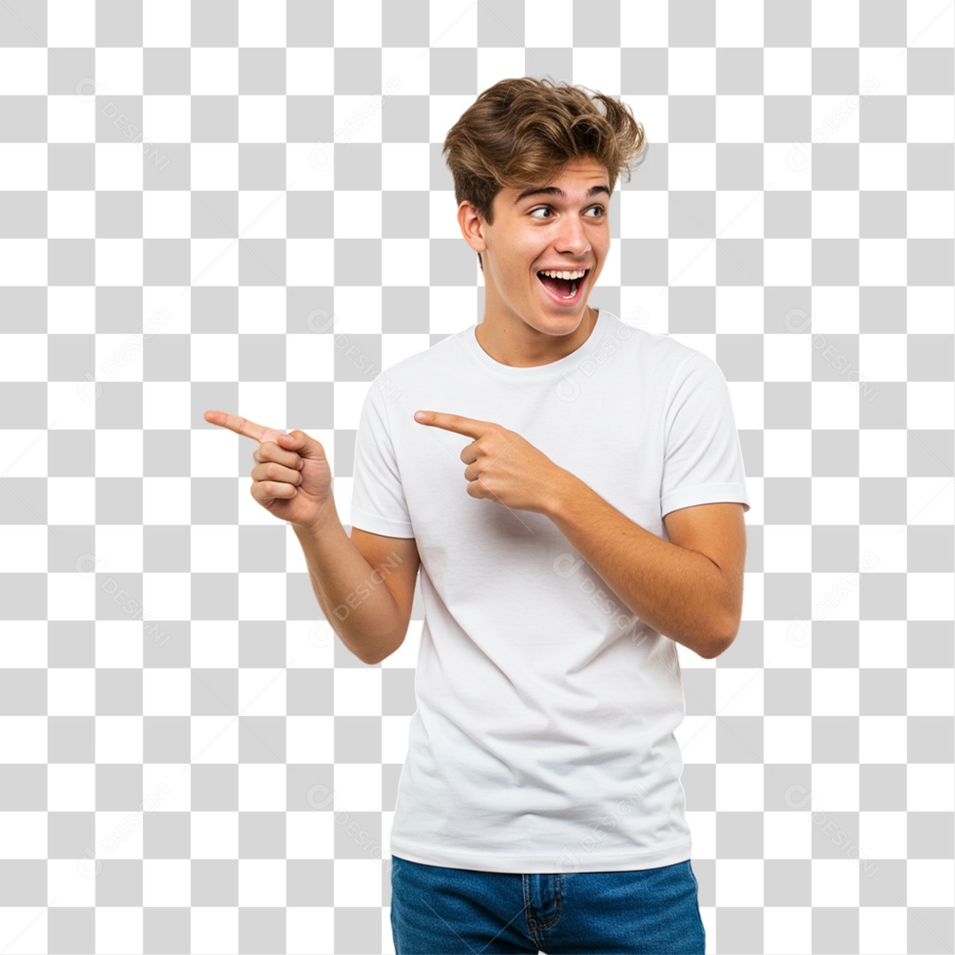 Homem Fazendo Gestos PNG Transparente