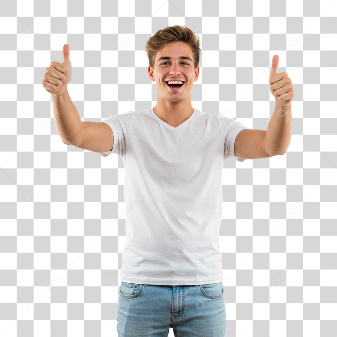 Homem Fazendo Gestos PNG Transparente