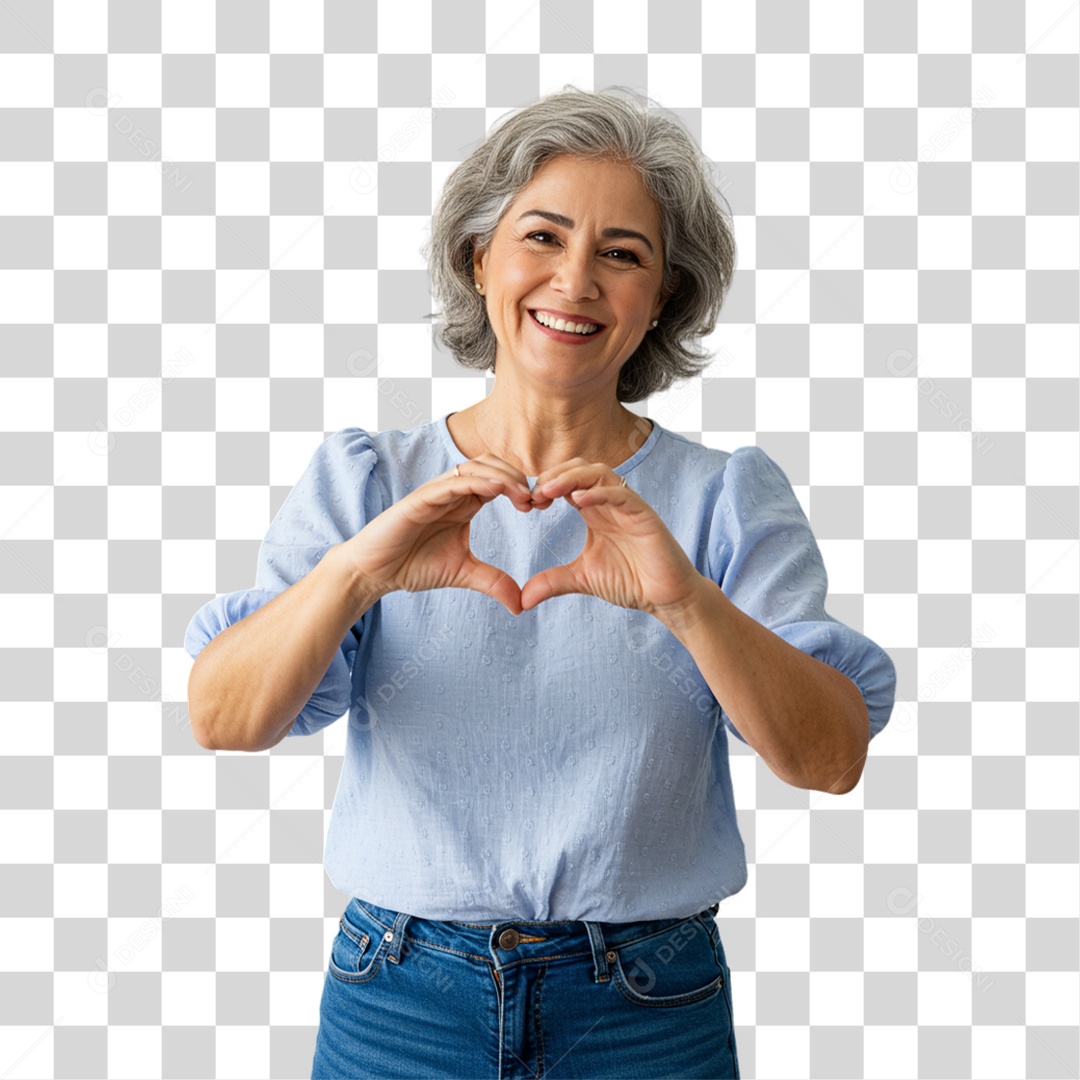 Mulher Fazendo Gestos PNG Transparente