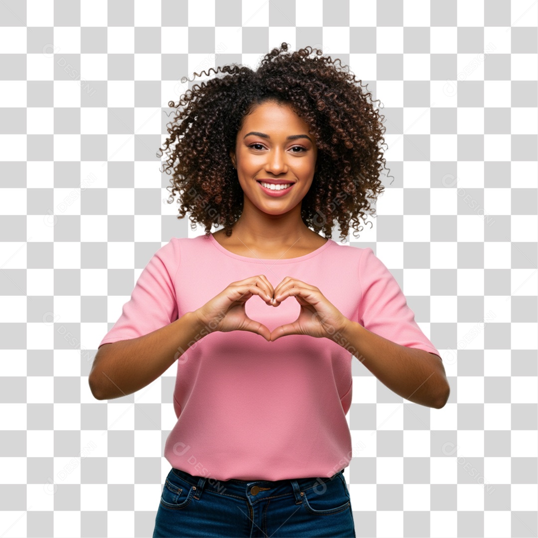 Mulher Fazendo Gestos PNG Transparente