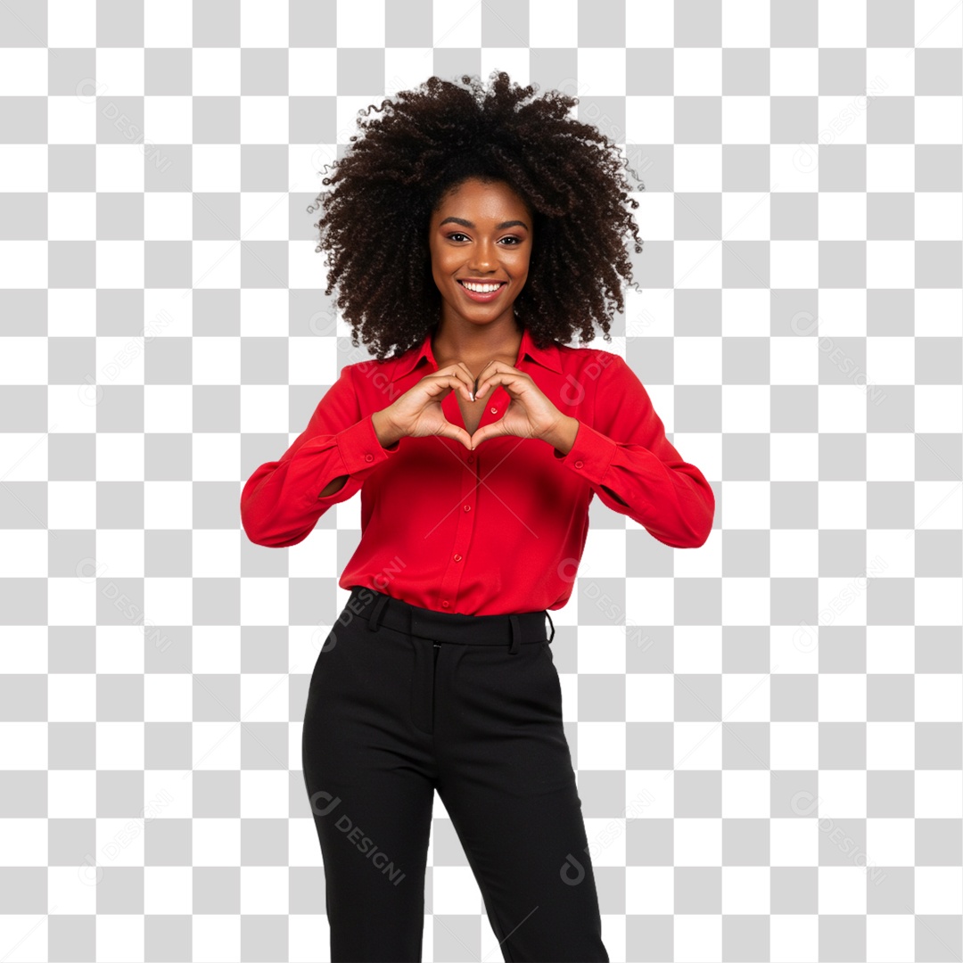 Mulher Fazendo Gestos PNG Transparente