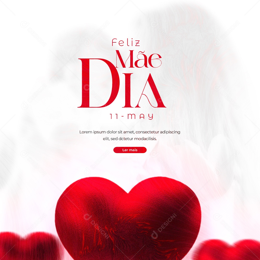 Dia das Mães 11 de Maio Social Media PSD Editável