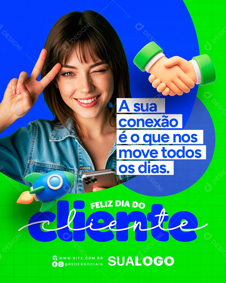 Dia do Cliente 15 de Setembro Social Media PSD Editável