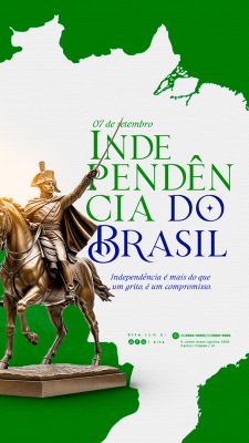 Story Dia da Independência do Brasil 7 de Setembro Social Media PSD Editável