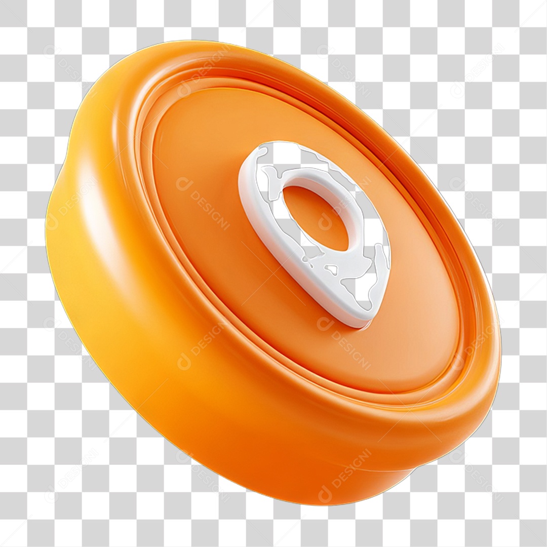 Ícone 3D Pin de Localização Gps PNG Transparente