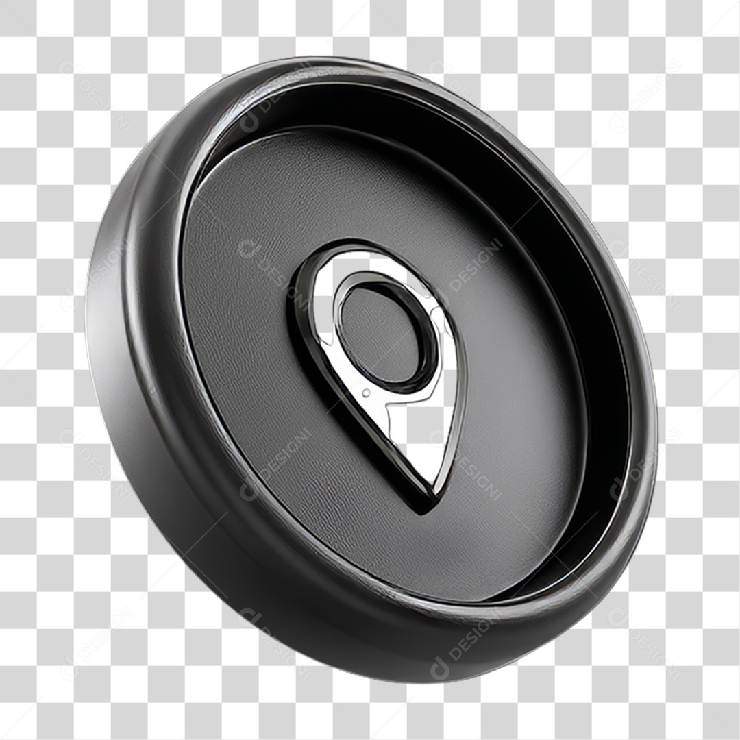 Ícone 3D Pin de Localização Gps PNG Transparente