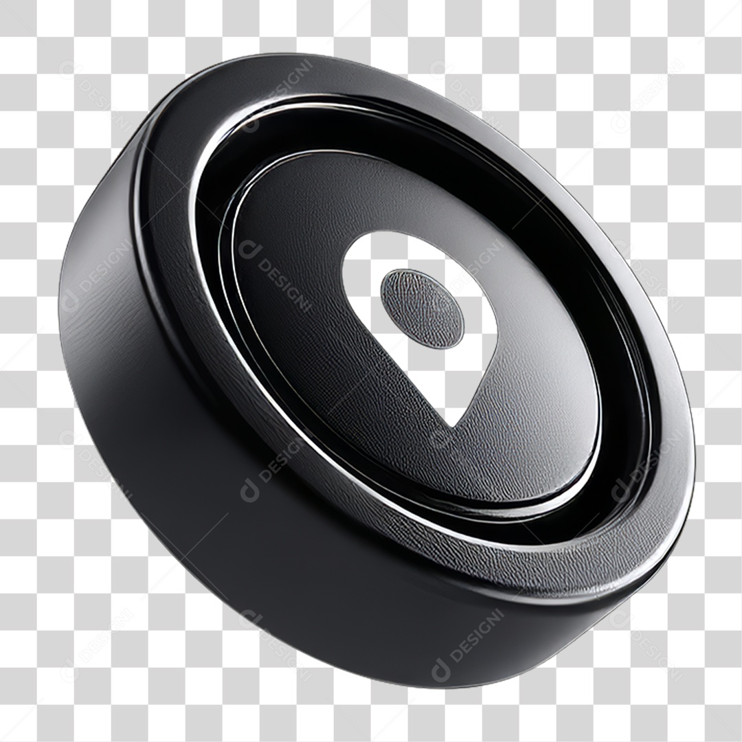 Ícone 3D Pin de Localização Gps PNG Transparente