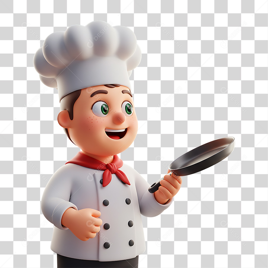 Jovem Confeiteiro PNG Transparente