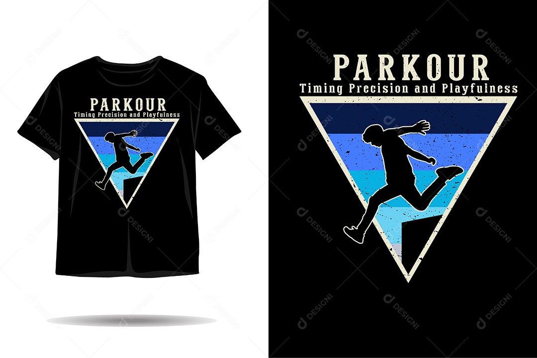 Camiseta com Estampa de Homem Ilustração Vetor EPS