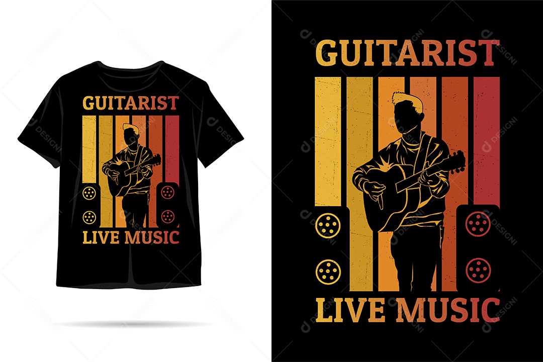 Camiseta com Estampa de Verão Ilustração Vetor EPS