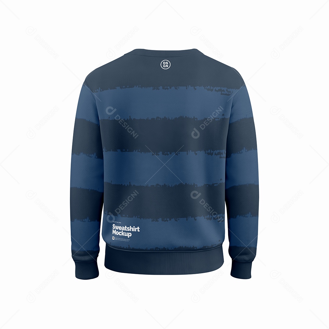 Moletom Tipo Suéter Mockup PSD Editável