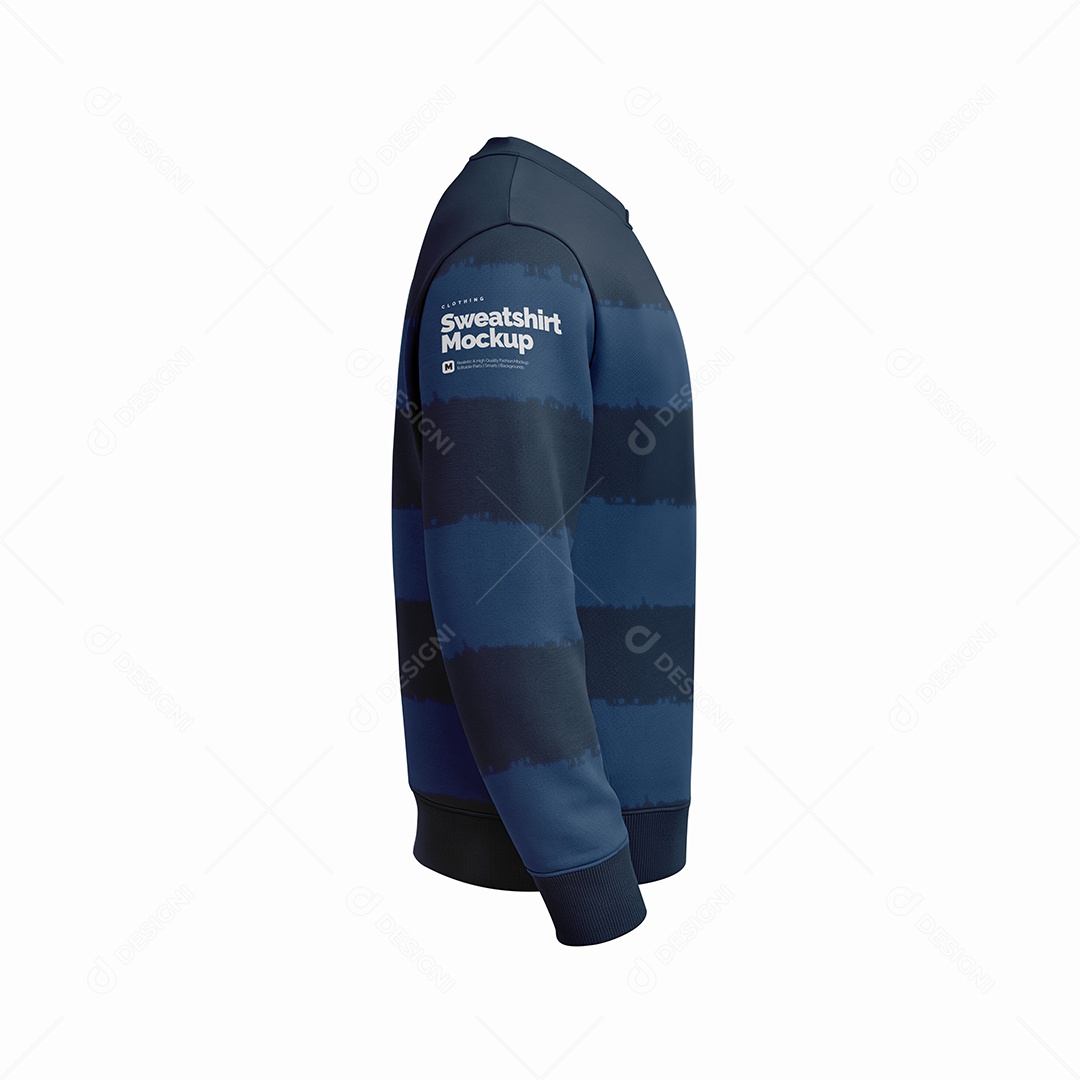 Moletom Tipo Suéter Mockup PSD Editável