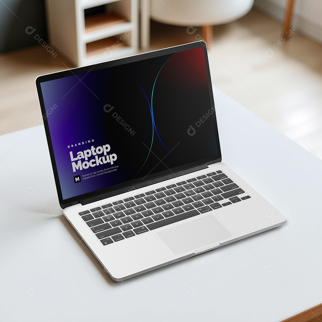 Mockup Notebook Aberto PSD Editável