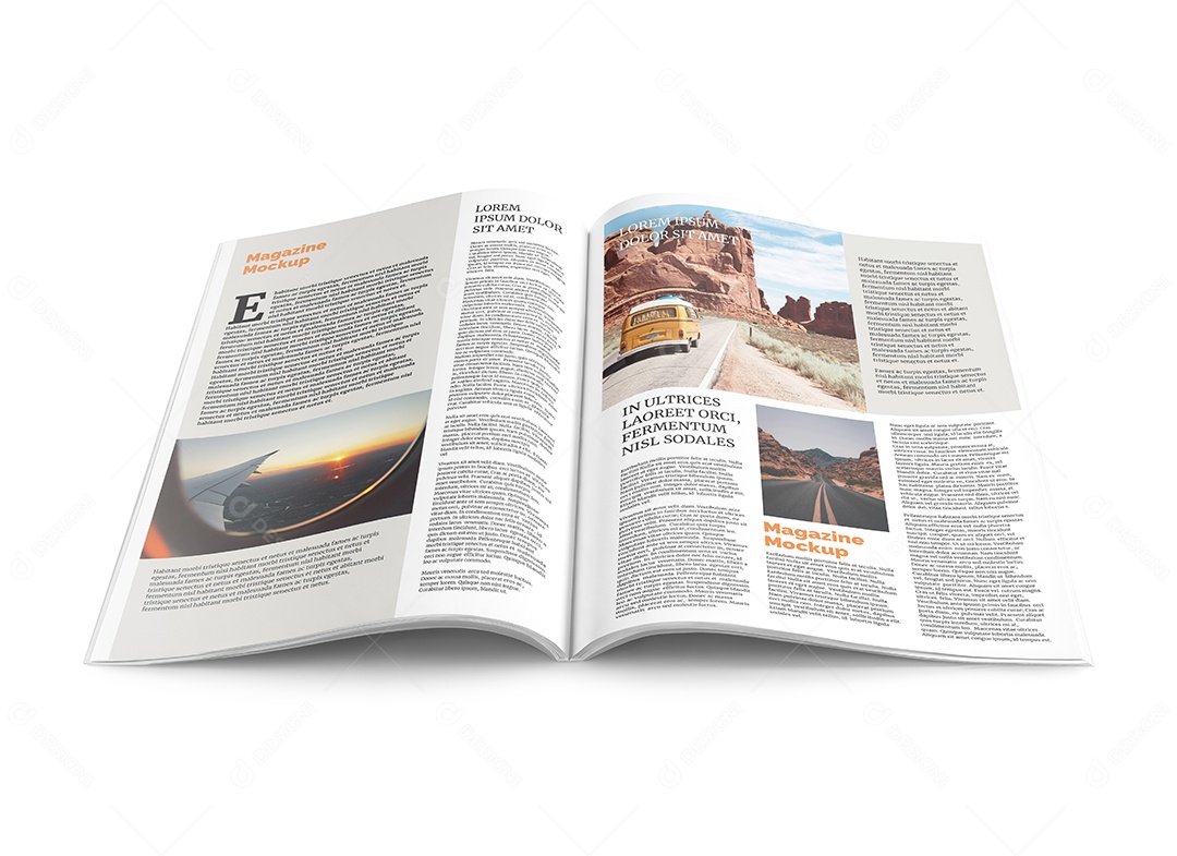 Mockup Revista PSD Editável