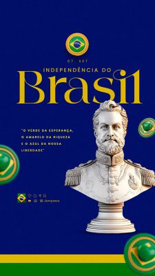Story Dia da Independência do Brasil 7 de Setembro Social Media PSD Editável