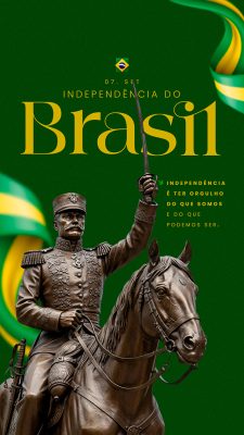 Story Dia da Independência do Brasil 7 de Setembro Social Media PSD Editável
