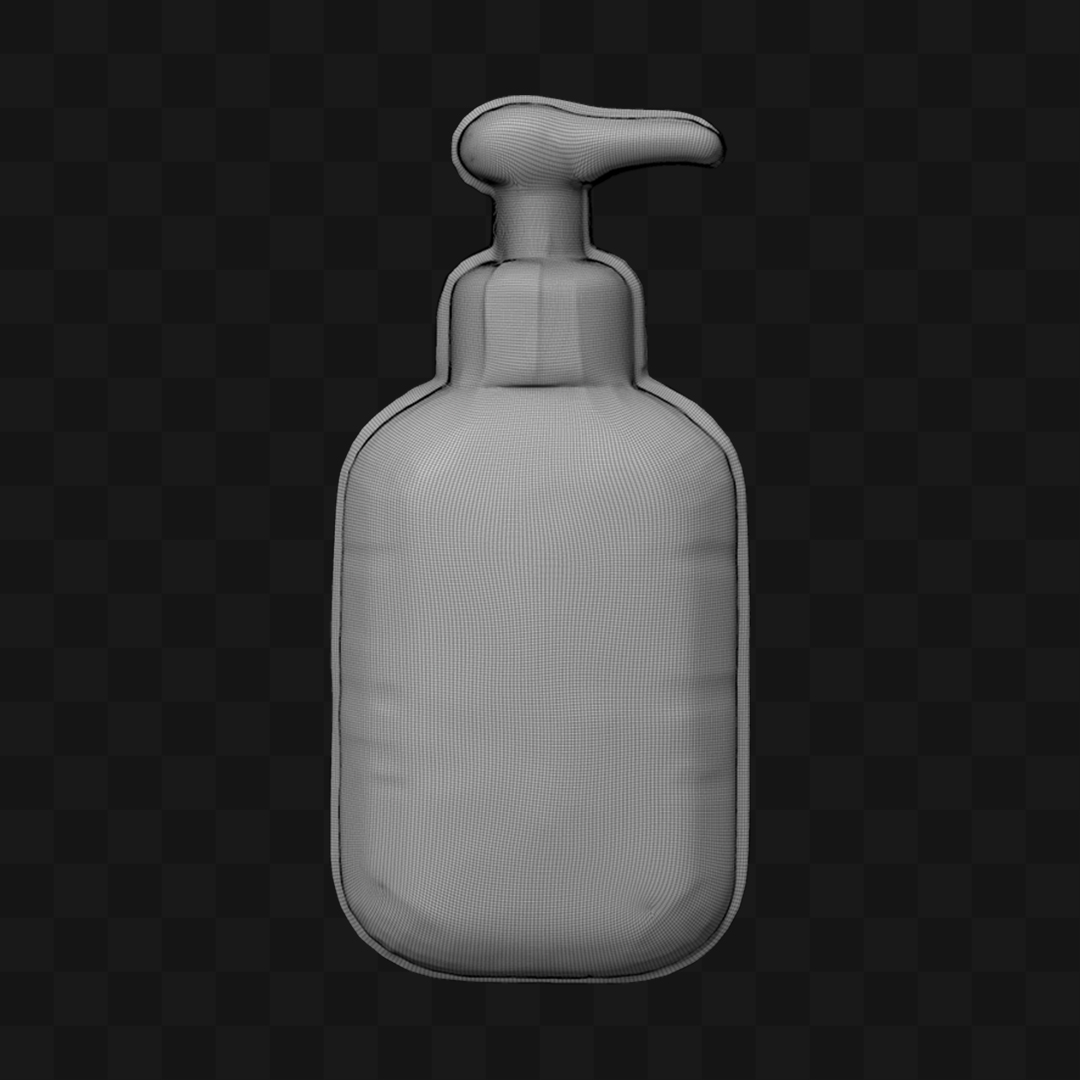 Balão Álcool em Gel - Modelo 3D