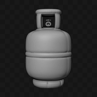 Balão Botijão de Gás - Modelo 3D