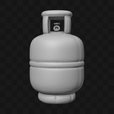 Balão Botijão de Gás - Modelo 3D
