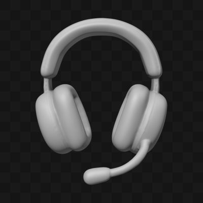 Balão Headset - Modelo 3D