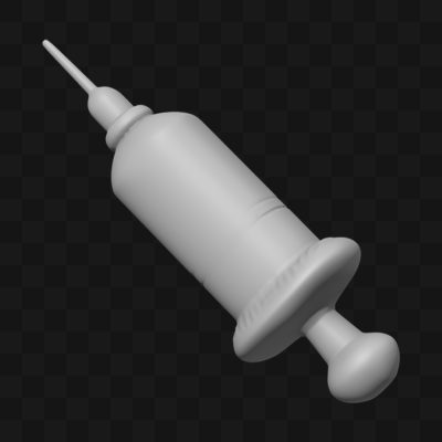 Balão Seringa - Modelo 3D